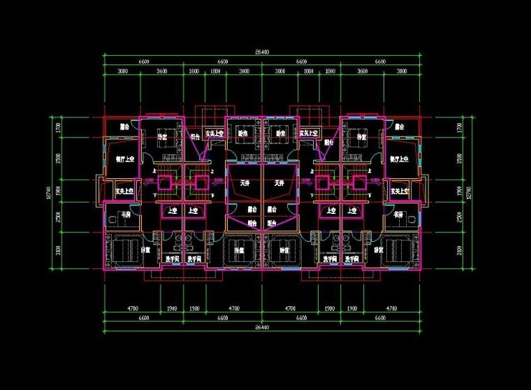 成套-地中海风格联排商业别墅合院商业别墅商业街设计文本CAD+SU模型