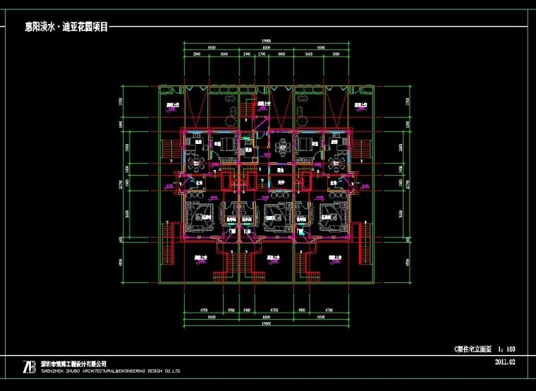 成套-地中海风格联排商业别墅合院商业别墅商业街设计文本CAD+SU模型