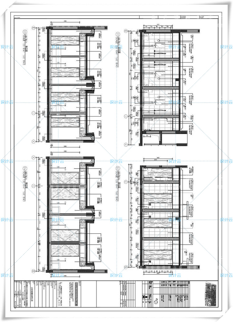 完整上海养云安缦酒店CAD施工图+软装+物料+效果图实景