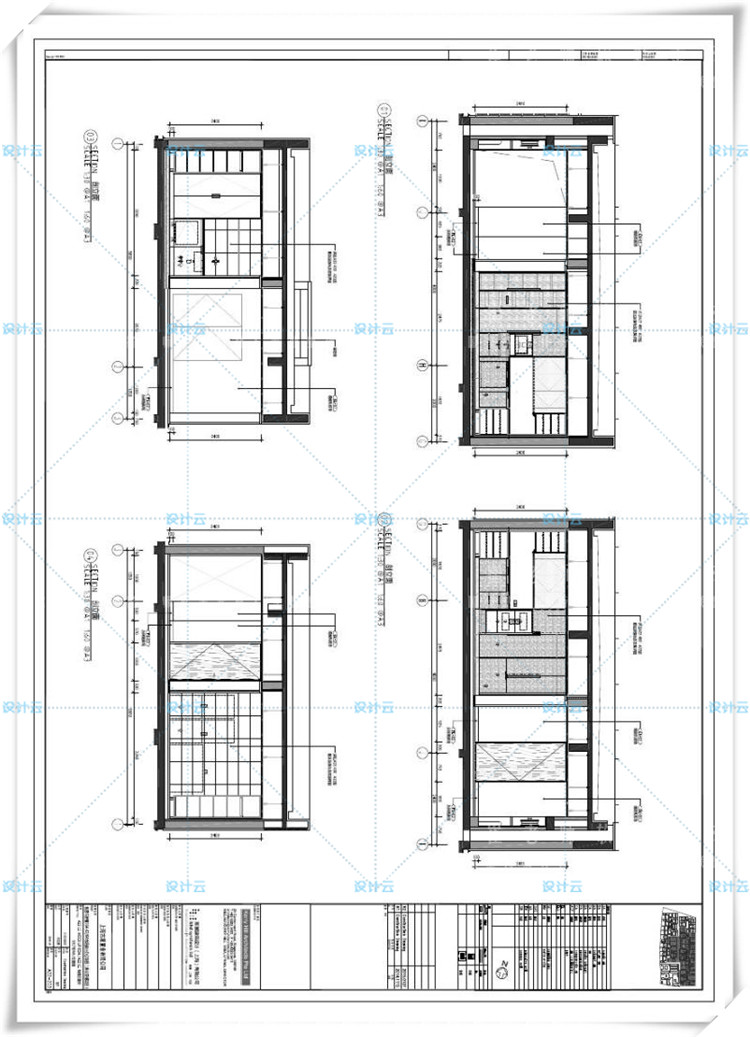 完整上海养云安缦酒店CAD施工图+软装+物料+效果图实景