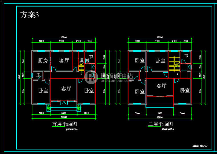 中式徽派小商业别墅SU模型/Sketchup模型+cad方案图纸+效果图+psd素建筑资源