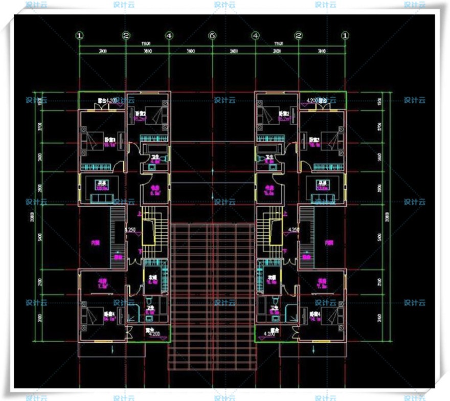 完整古典园林风格类独栋双拼商业别墅建筑设计CAD+3D模型+高清效果图