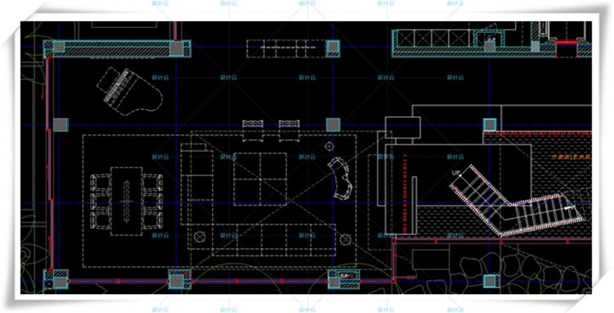 完整李玮珉三亚海棠湾四季酒店C型商业别墅样板间cad+效果图