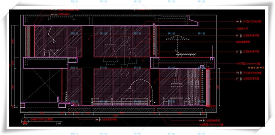 完整李玮珉三亚海棠湾四季酒店C型商业别墅样板间cad+效果图