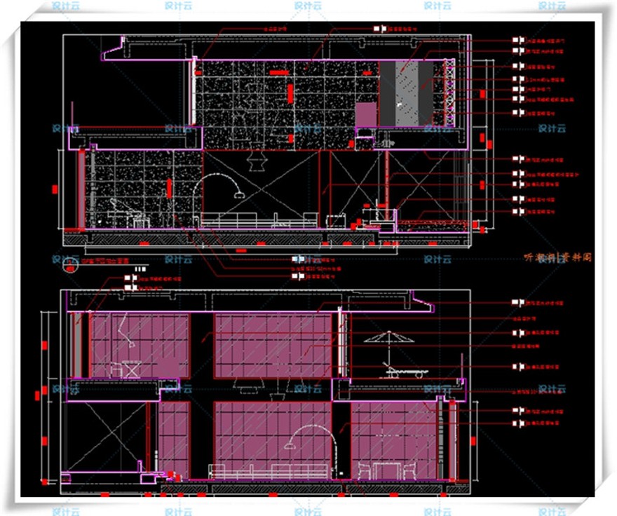 完整李玮珉三亚海棠湾四季酒店C型商业别墅样板间cad+效果图