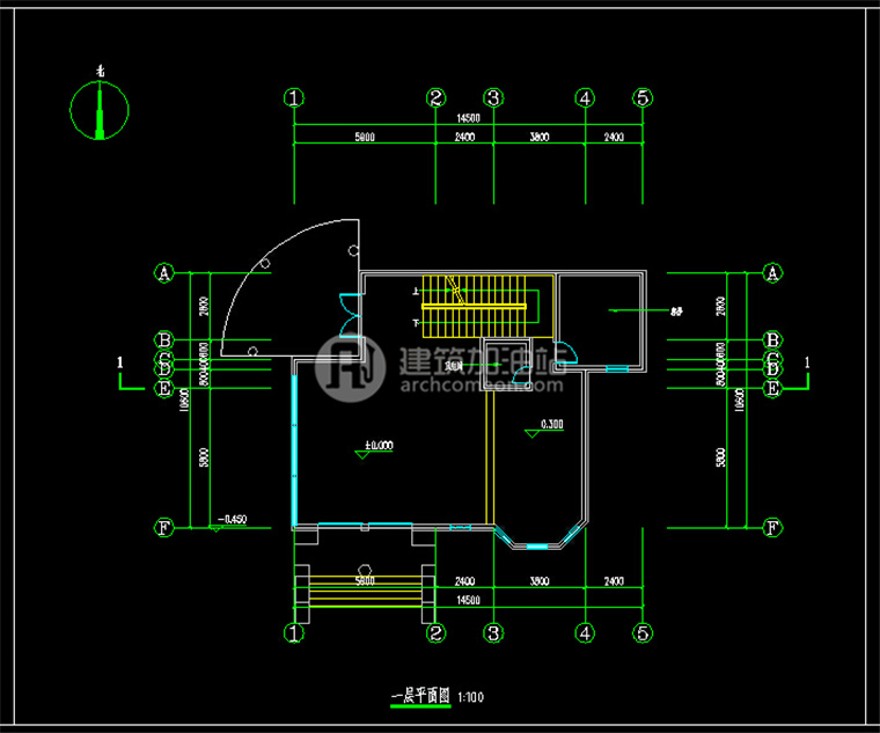 建筑资源29独栋商业别墅全套设计SU模型+cad施工图