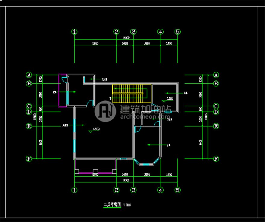 建筑资源29独栋商业别墅全套设计SU模型+cad施工图