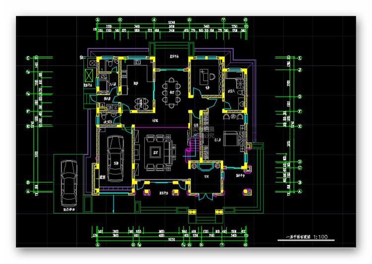 03四套西班牙欧式美式商业别墅平立面cad+精细su+max+总平面