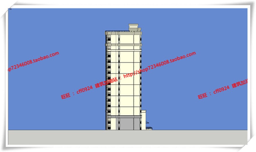 建筑图纸285高层住宅多层住宅小区户型cad总图+su模型+效果图+3Dmax