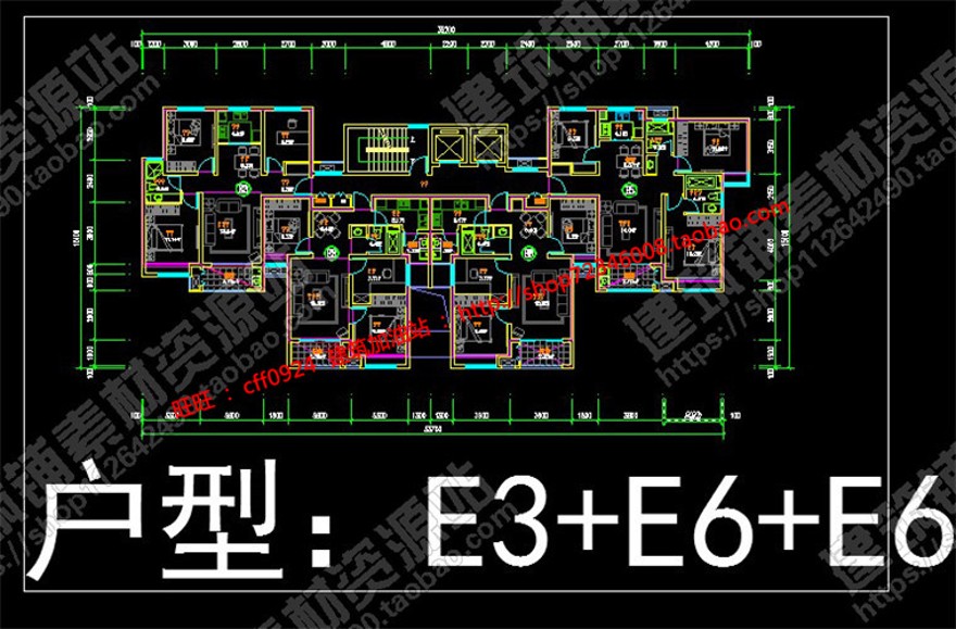 成套-层小高层住宅小区住宅楼建筑设计方案su模型+cad平面图