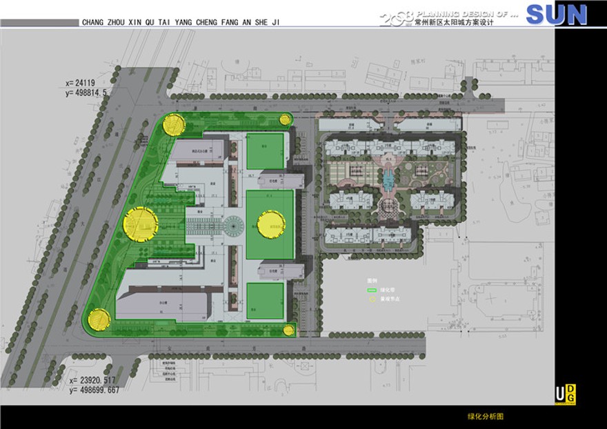 产业园太阳城室外建筑全套设计效果图+cad(总图平建筑资源