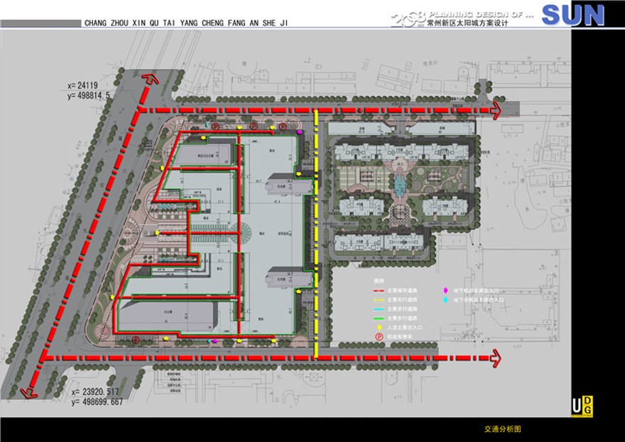 产业园太阳城室外建筑全套设计效果图+cad(总图平建筑资源