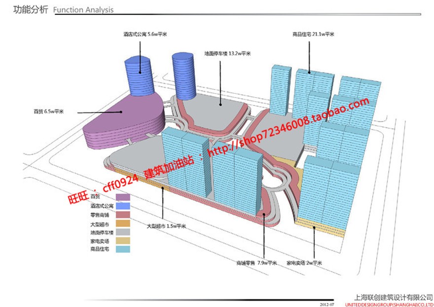 商业中心广场城市规划设计设计综合体住宅酒店公寓cad概念设计方案文建筑资源