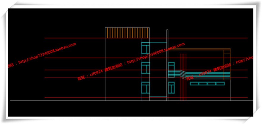 建筑图纸200商业办公酒店SU模型/sketchup+效果图+cad图纸