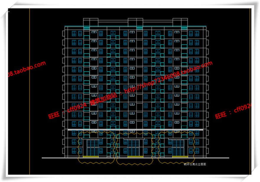 建筑图纸200商业办公酒店SU模型/sketchup+效果图+cad图纸