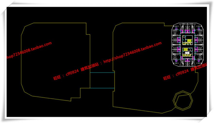 建筑图纸207商业设计综合体/商业街/商业方案图SU模型/sketchup+cad图纸