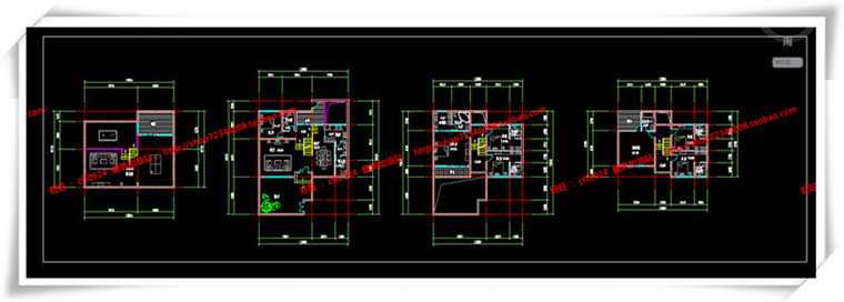 新中式风格现代风商业别墅建筑设计方案sketchup模型/su模型/cad图纸/效建筑资源