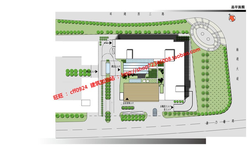 cad总图/平面+效果图+文本jpg商业/办公/公寓/酒店综合建筑资源