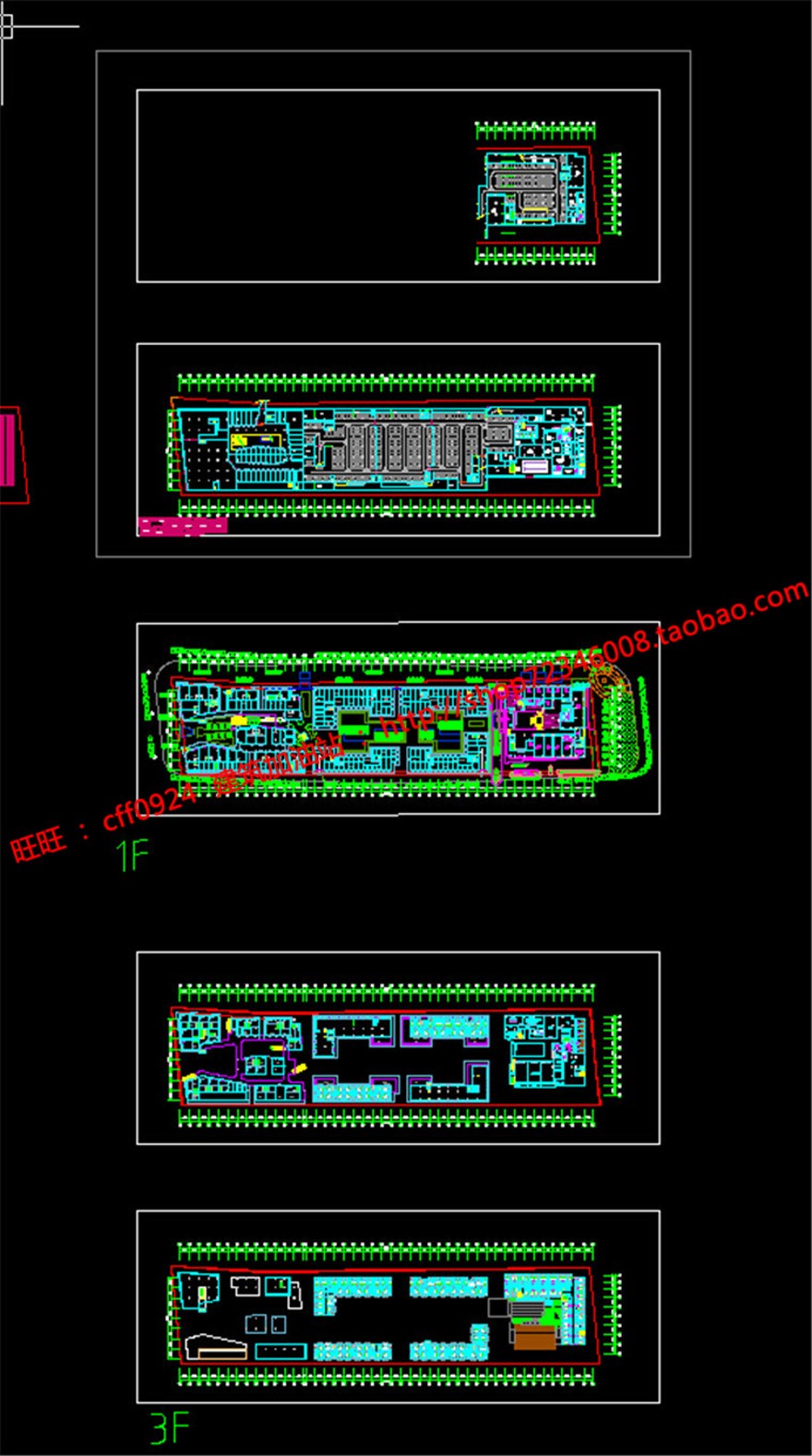 cad总图/平面+效果图+文本jpg商业/办公/公寓/酒店综合建筑资源