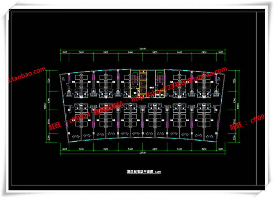 建筑图纸211福州商业景观建筑规划项目办公酒店公寓SU模型/sketchup+cad图纸