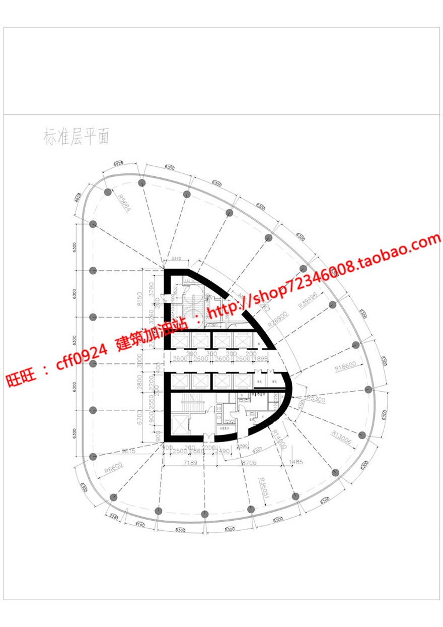 万科商业设计综合体办公/公寓立面控制大样节点su精细模建筑资源