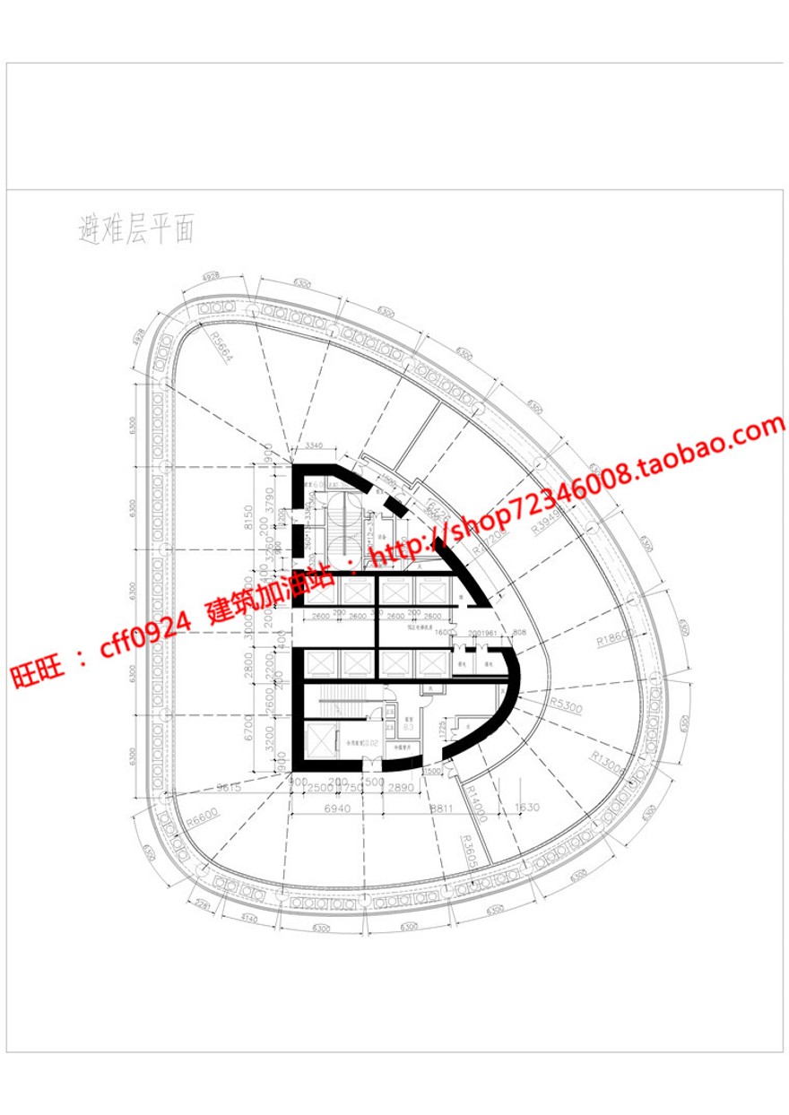 万科商业设计综合体办公/公寓立面控制大样节点su精细模建筑资源