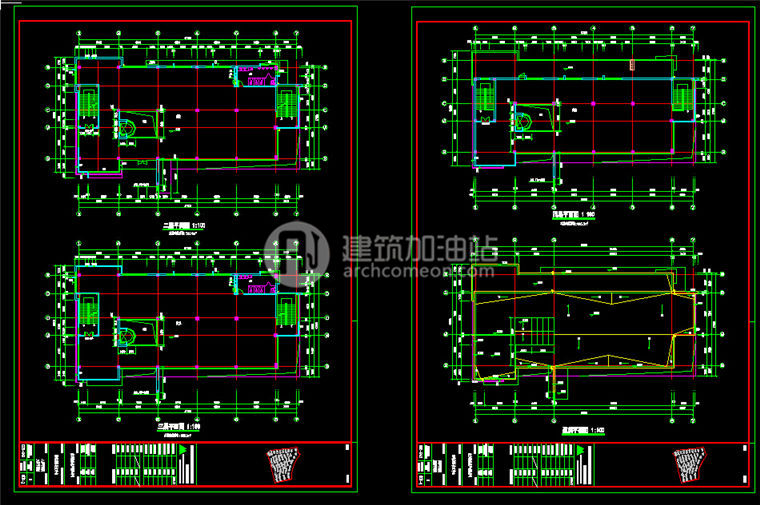 建筑图纸187商业设计综合体/商住楼/商业设计包有SU模型/cad图纸/效果图