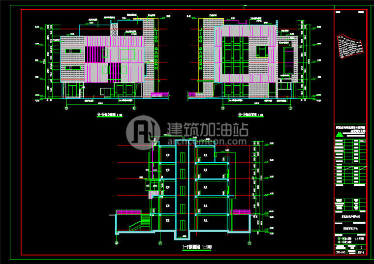 建筑图纸187商业设计综合体/商住楼/商业设计包有SU模型/cad图纸/效果图