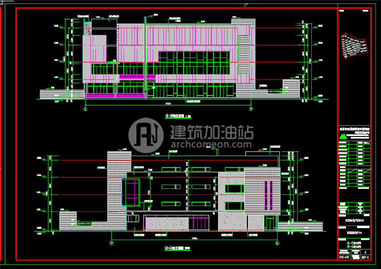 建筑图纸187商业设计综合体/商住楼/商业设计包有SU模型/cad图纸/效果图