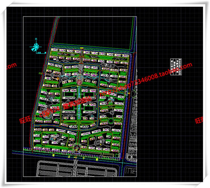 建筑图纸288花园住宅/多层住宅全套设计SU模型+cad图纸+效果图+3D