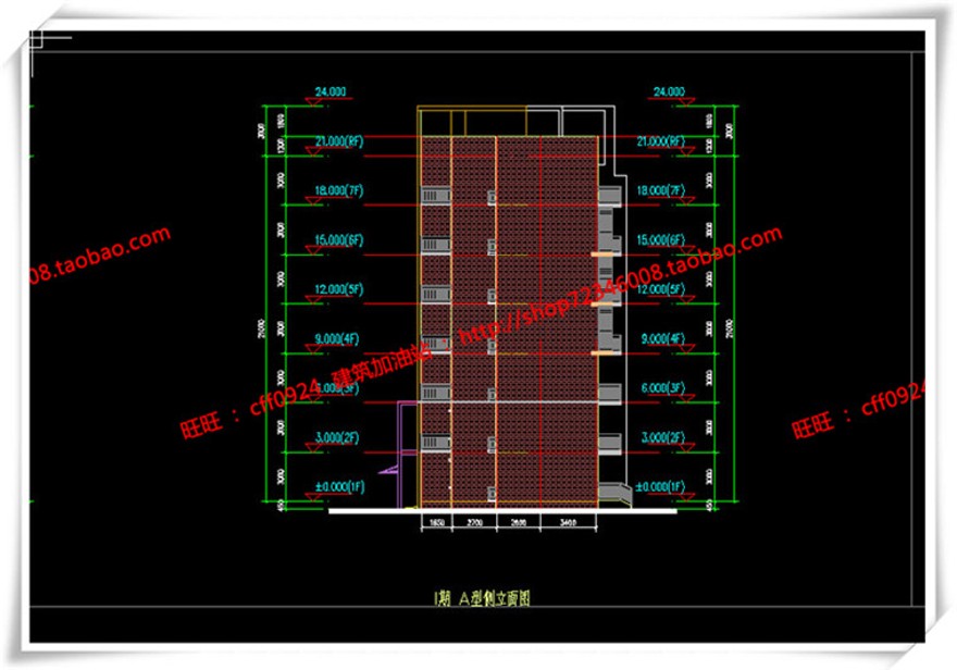 建筑图纸288花园住宅/多层住宅全套设计SU模型+cad图纸+效果图+3D