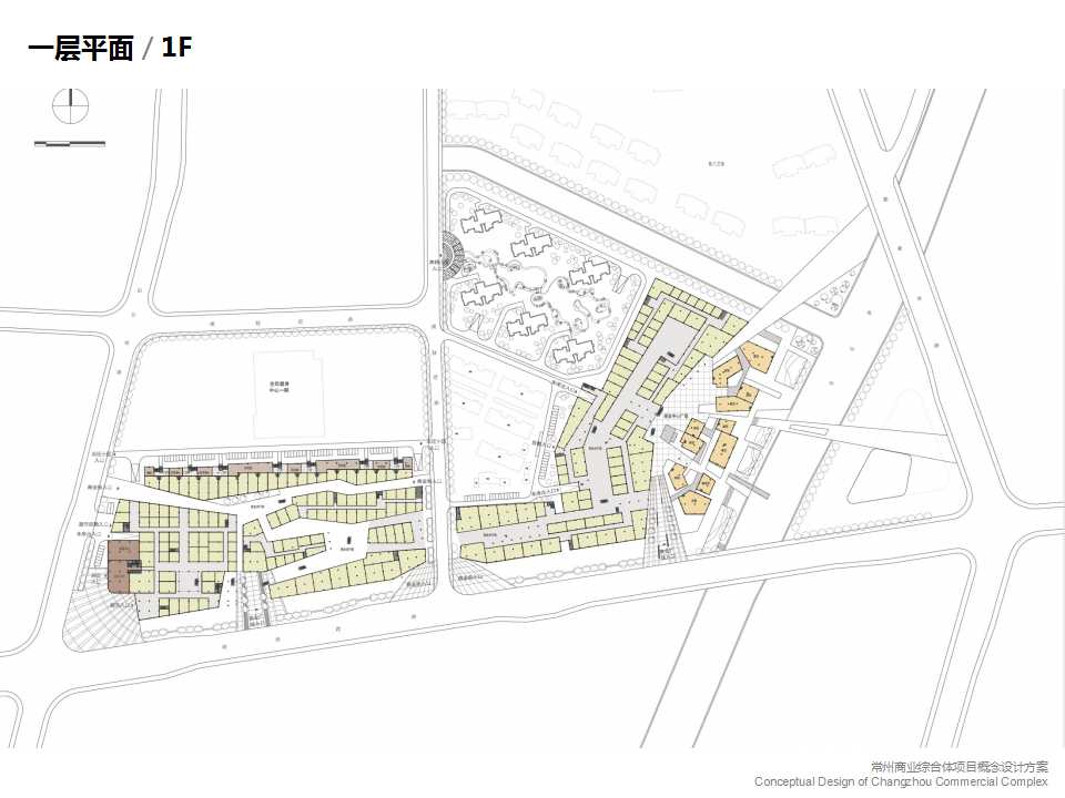 城市规划设计设计综合体有商业中心住宅区公寓办公cad图纸su模型建筑资源