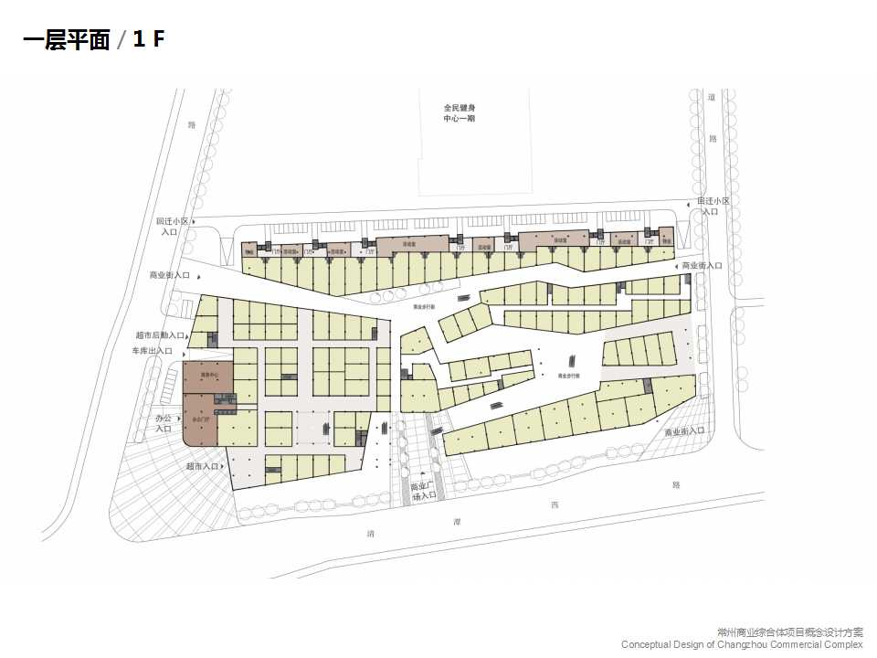 城市规划设计设计综合体有商业中心住宅区公寓办公cad图纸su模型建筑资源