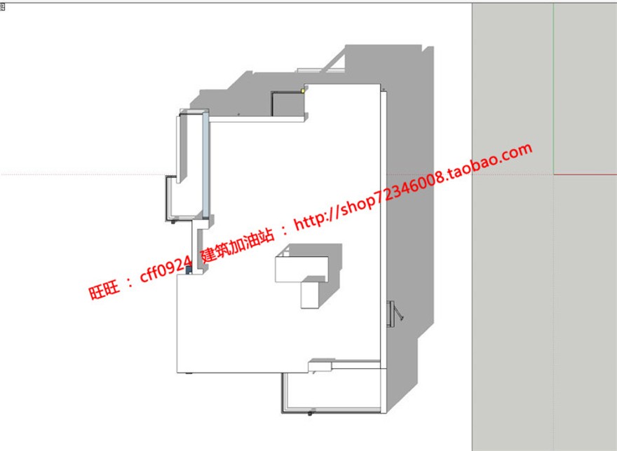 大师资料之施德罗住宅优秀建筑设计cad图纸su模型