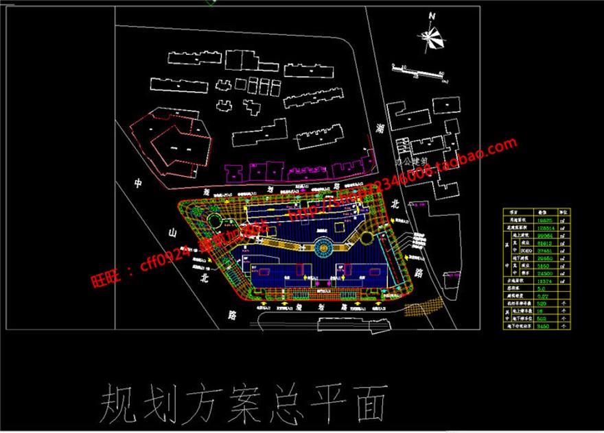 商业设计综合体购物中心办公楼建筑方案设计cad图纸文本j建筑资源