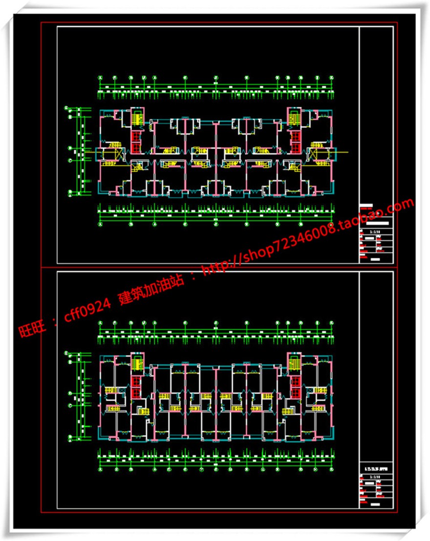 建筑图纸221徐州景观建筑规划项目公建办公商业cad平面立面总图skp/su模型+cad图纸