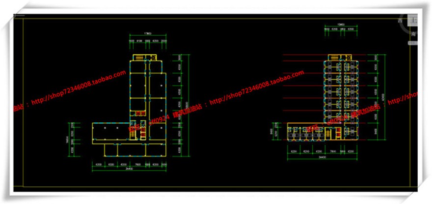 建筑图纸221徐州景观建筑规划项目公建办公商业cad平面立面总图skp/su模型+cad图纸