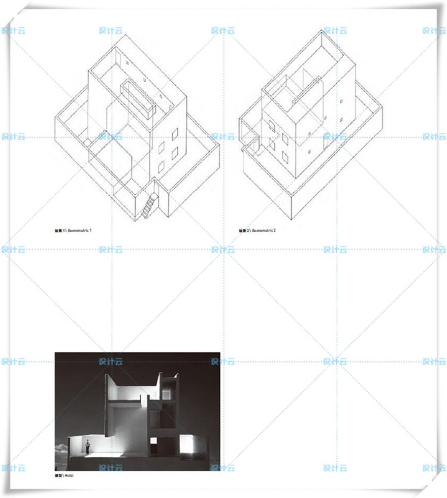 完整加西亚马科斯住宅su模型+CAD坎波巴埃萨CampoBaeza