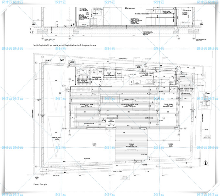 完整housen住宅su模型有cad+PPT+AI藤本壮介抄绘资料