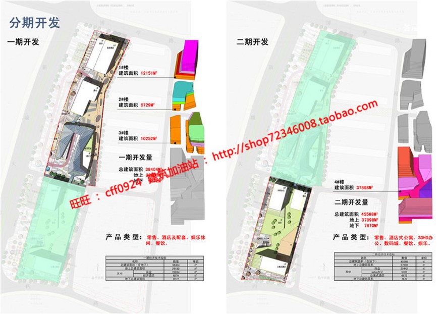 cad图纸+效果图+文本城市规划设计设计综合体商业/酒店/办公/公寓建筑资源