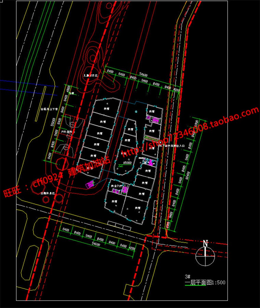 cad图纸+效果图+文本城市规划设计设计综合体商业/酒店/办公/公寓建筑资源