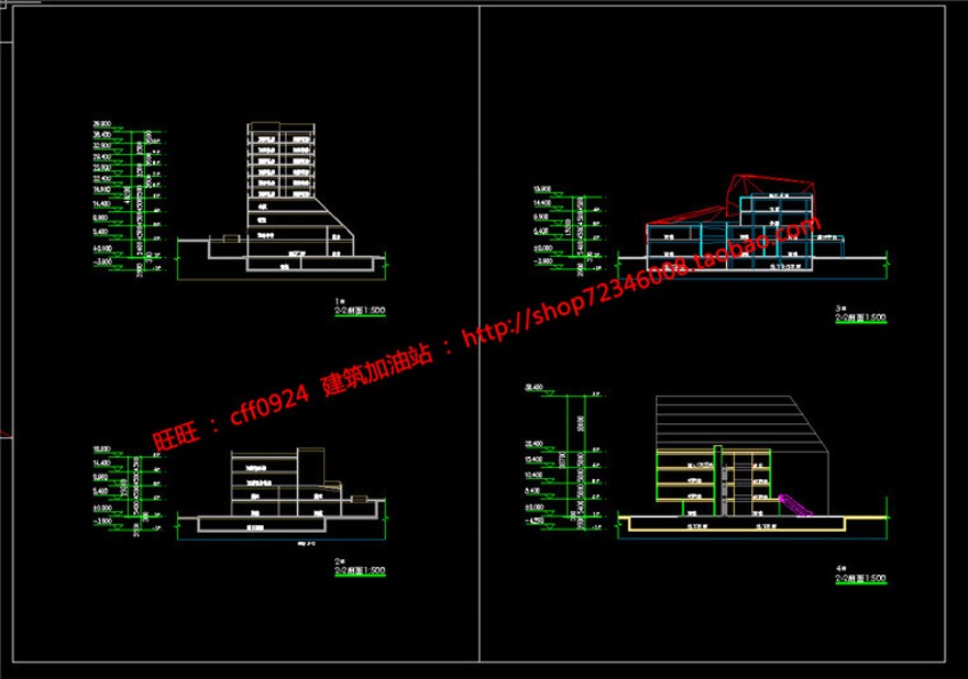 cad图纸+效果图+文本城市规划设计设计综合体商业/酒店/办公/公寓建筑资源