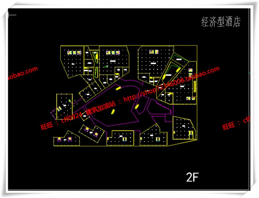 建筑图纸150SOHO公寓/酒店式公寓/公寓住宅SU模型效果图/cad图纸