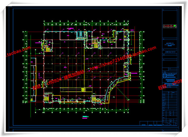 建筑图纸130商业设计综合体/商业+公寓全套su模型cad图纸/效果图/3Dmax