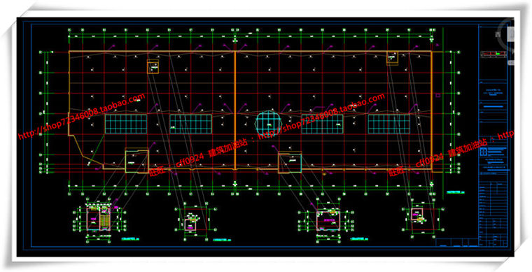 建筑图纸130商业设计综合体/商业+公寓全套su模型cad图纸/效果图/3Dmax