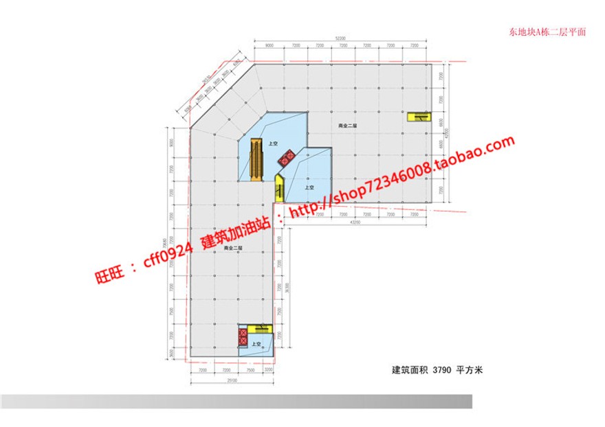 商业综合公寓楼cad图纸效果图jpg文本源文件全套