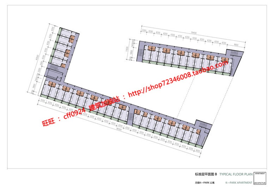 cad图纸效果图jpg文本源文件现代风公寓住宅楼建筑方案