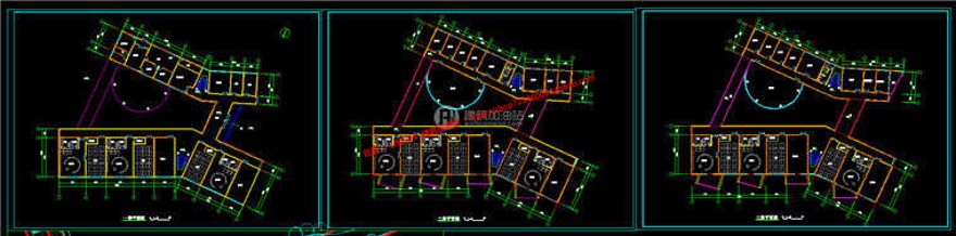 班幼儿园建筑方案设计cad图纸+su模型+效果图