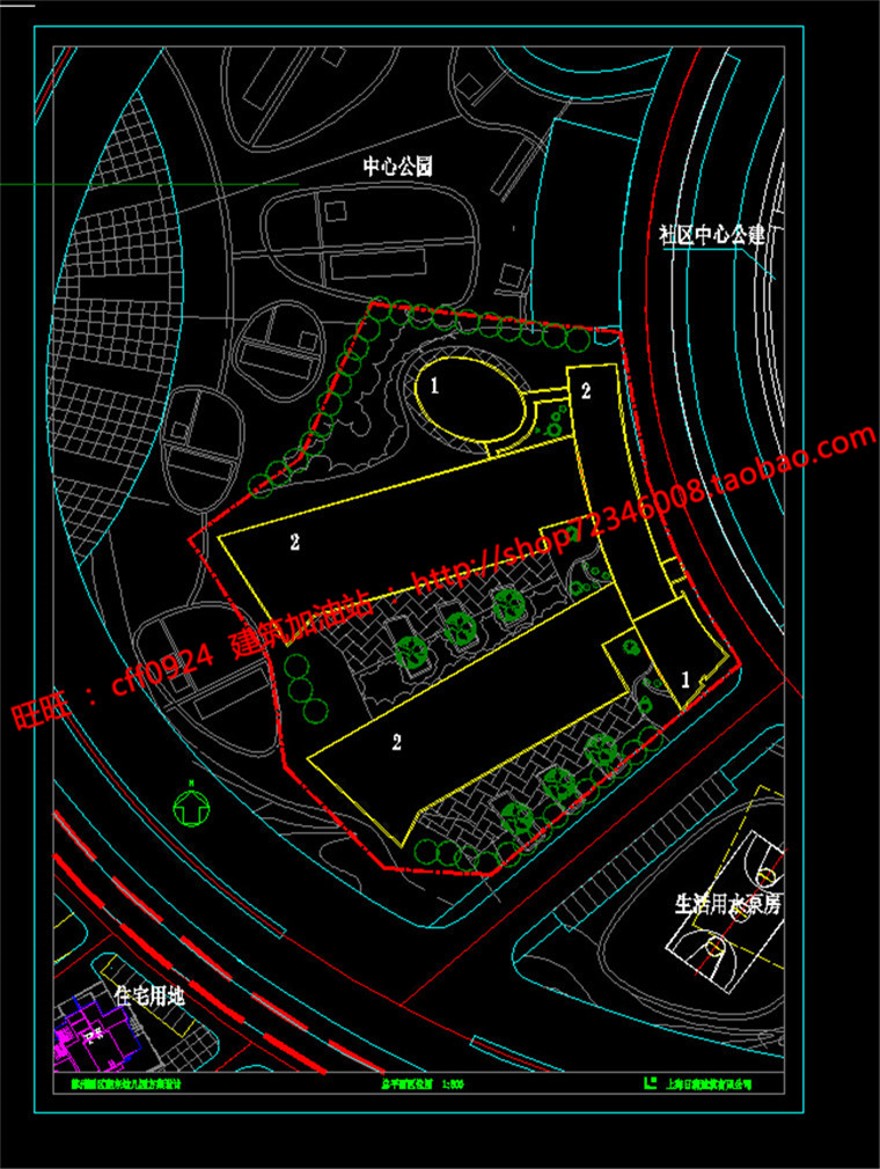 班幼儿园建筑方案景观建筑规划项目设计cad图纸ppt文本效果图