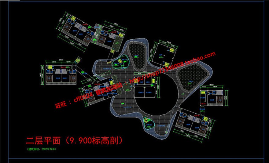 班创意幼儿园整套cad图纸+su模型